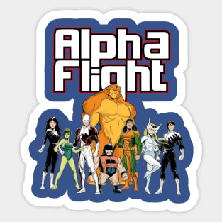 Alpha Flight Team Sticker
